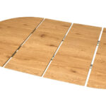 EETTAFEL, geheel massief hout, zwart, eikenkleur thumbnail 4