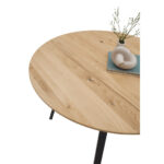 EETTAFEL, massief eikenkleurig eikenhout thumbnail 3
