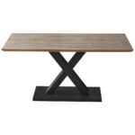EETTAFEL, zwart, eikenkleur thumbnail 1