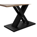 EETTAFEL, zwart, eikenkleur thumbnail 3