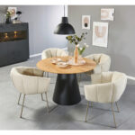 EETTAFEL, zwart, eikenkleur thumbnail 3