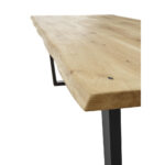 EETTAFEL, massief zwart eiken, eikenkleur thumbnail 3