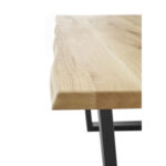 EETTAFEL, massief zwart eiken, eikenkleur thumbnail 4