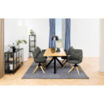 EETTAFEL, eikenkleurig gefineerd eiken thumbnail 2