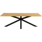 EETTAFEL, eikenkleurig gefineerd eiken thumbnail 3