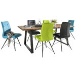 EETTAFEL, massief Indisch hoornhout, zwart, kleuren Indisch hoornhout thumbnail 6