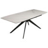 EETTAFEL, zwart, wit