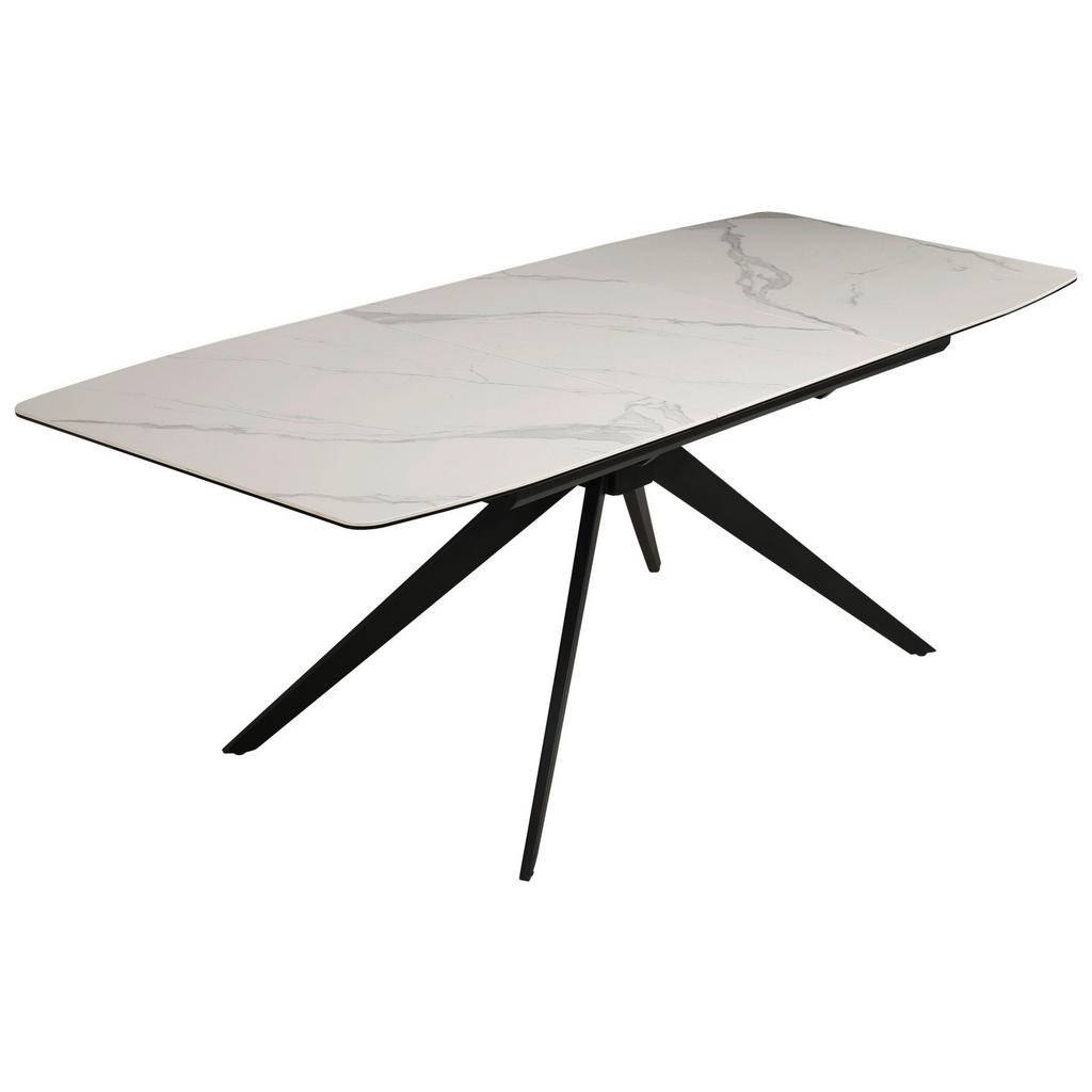 EETTAFEL, zwart, wit