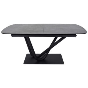 EETTAFEL, zwart, wit