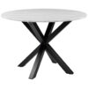 EETTAFEL, zwart, wit