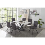 EETTAFEL, zwart, wit thumbnail 2