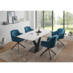 EETTAFEL, zwart, wit thumbnail 3