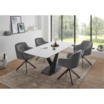 EETTAFEL, zwart, wit thumbnail 5