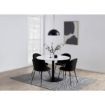 EETTAFEL, zwart, wit thumbnail 2