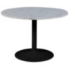 EETTAFEL, zwart, wit