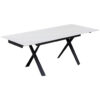 EETTAFEL, zwart, wit