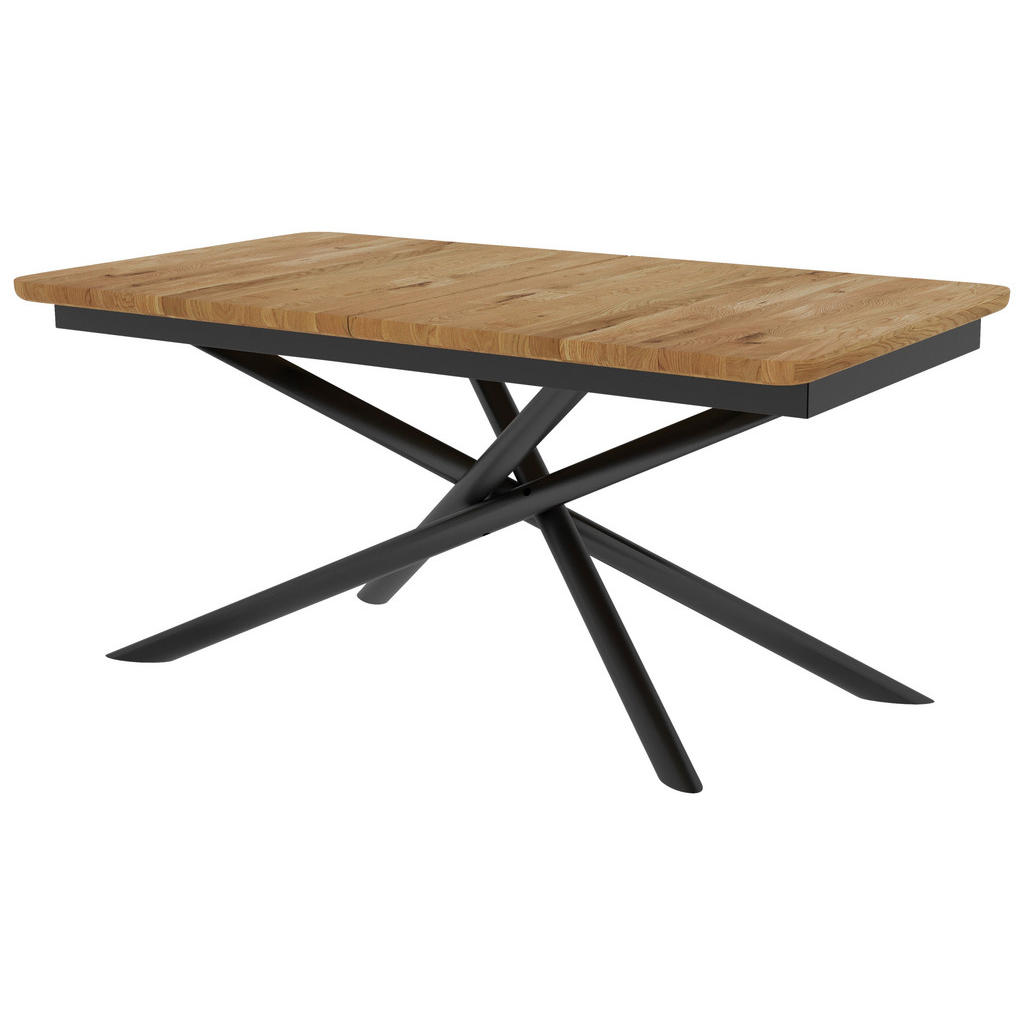 EETTAFEL, massief wild eiken wild eiken