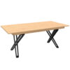 EETTAFEL, gefineerd wild eiken wild eiken
