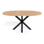 EETTAFEL, gefineerd wild eiken zwart, wild eiken thumbnail 5