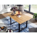 EETTAFEL, massief wild eiken wild eiken thumbnail 7
