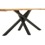EETTAFEL, massief wild eiken wild eiken thumbnail 3