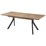 EETTAFEL, zwart, ambachtelijk eiken thumbnail 6
