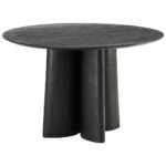 EETTAFEL, massief mangohout, zwart thumbnail 1