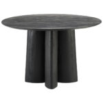 EETTAFEL, massief mangohout, zwart thumbnail 6