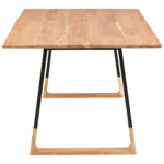 EETTAFEL, massief naturelkleurig acaciahout thumbnail 4