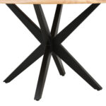 EETTAFEL, massief naturelkleurig acaciahout thumbnail 3