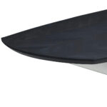 EETTAFEL, deels massief mangohout, zwart thumbnail 6