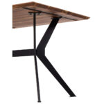 EETTAFEL, massief hout, gerecycled hout, natuurlijk gekleurd teakhout thumbnail 4