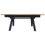 EETTAFEL, massief wild eiken bruin thumbnail 6