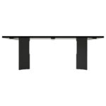 EETTAFEL, geheel massief zwart eiken thumbnail 4
