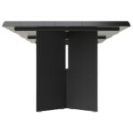 EETTAFEL, geheel massief zwart eiken thumbnail 5