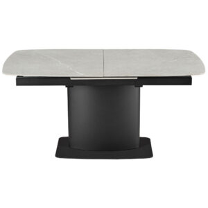 EETTAFEL, grijs, zwart