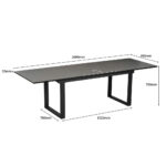 EETTAFEL, grijs, zwart thumbnail 5