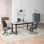 EETTAFEL, grijs, zwart thumbnail 6