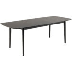 EETTAFEL, zwart gefineerd eikenhout thumbnail 5
