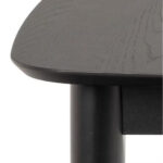 EETTAFEL, zwart gefineerd eikenhout thumbnail 7
