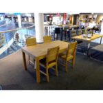 EETTAFEL, massief wild eiken wild eiken thumbnail 3