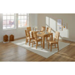 EETTAFEL, massief wild eiken wild eiken thumbnail 5