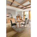 EETTAFEL, massief wild eiken wild eiken thumbnail 7
