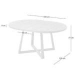 EETTAFEL, massief wild eiken wild eiken thumbnail 3