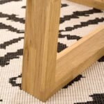 EETTAFEL, massief wild eiken wild eiken thumbnail 4
