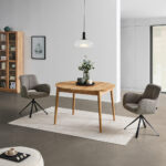 EETTAFEL, massief wild eiken wild eiken thumbnail 4