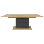 EETTAFEL, ambachtelijk eikenhout thumbnail 3