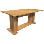 EETTAFEL, ambachtelijk eikenhout thumbnail 2