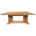 EETTAFEL, ambachtelijk eikenhout thumbnail 1