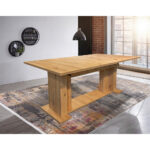 EETTAFEL, ambachtelijk eikenhout thumbnail 4